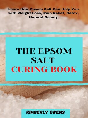 cover image of THE EPSOM SALT CURING BOOK